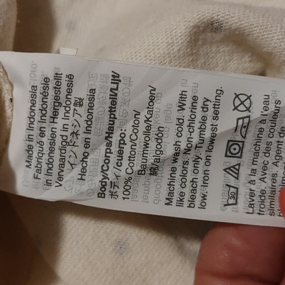 Madewell Cap-Sleeve Boxy Tee In Polka Dot Sz.S - Picture 9 of 9